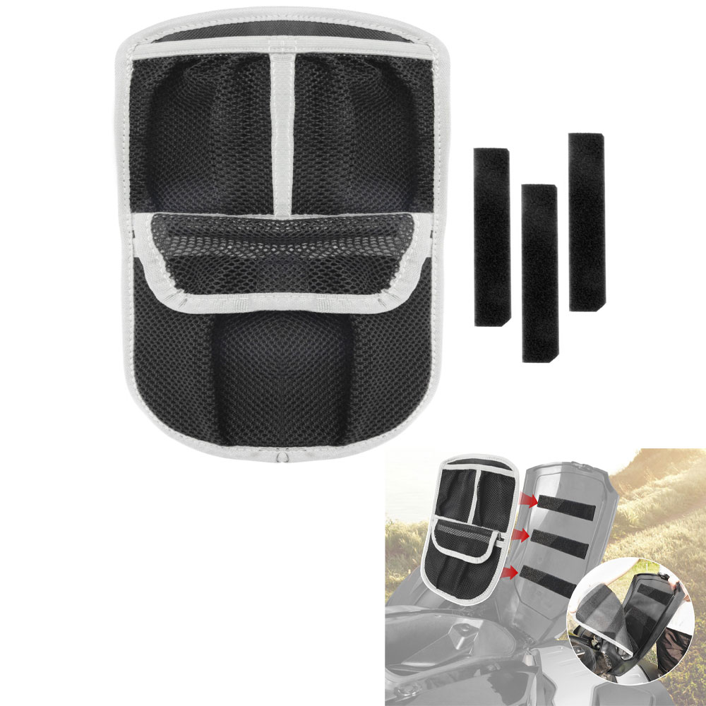 Motorcycle Gear Backpack - Bolsa de armazenamento com tampa frontal