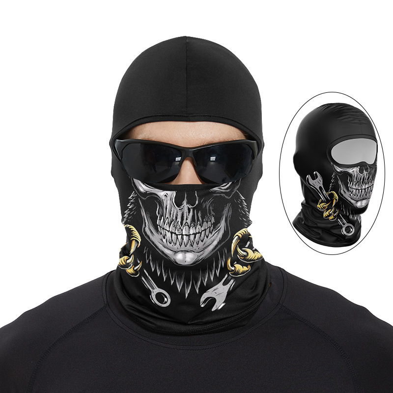 Funny Ape Mouth Skull Balaclav - Motorcycle Gear For Woman avaliação e preço